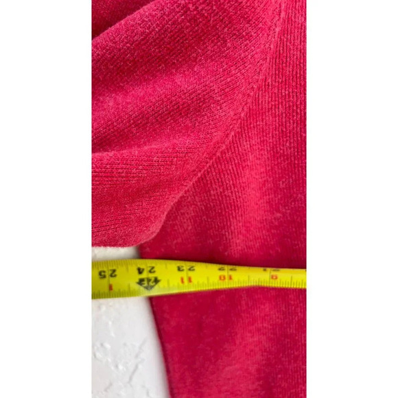 Ralph Lauren Mens Pullover Long Sleeve Mock Neck Quarter Zip Sweater Red Sz L - Picture 6 of 8